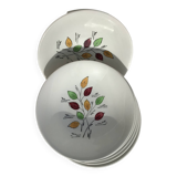6 Gien soup plates, Gentilly model