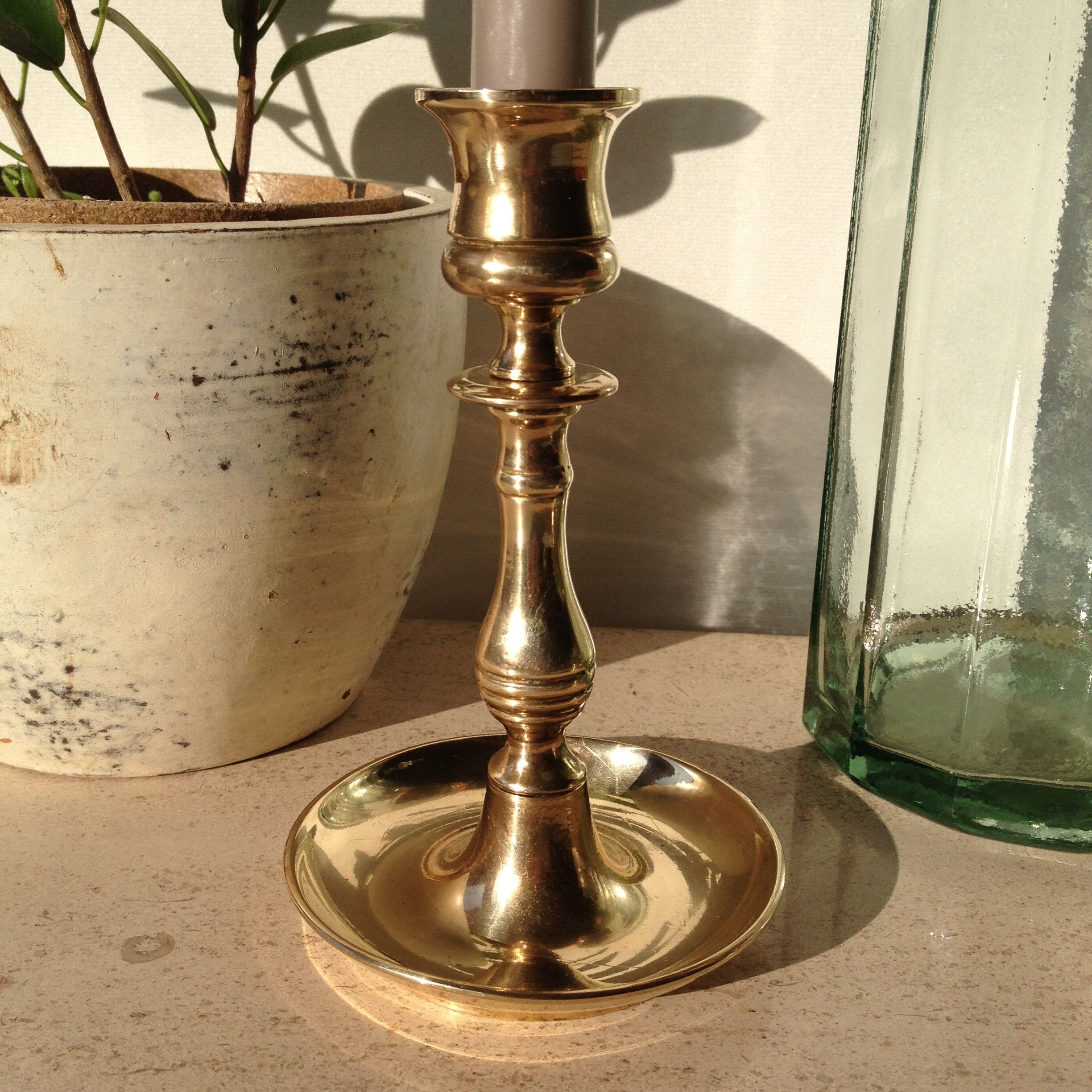 Brass candlestick