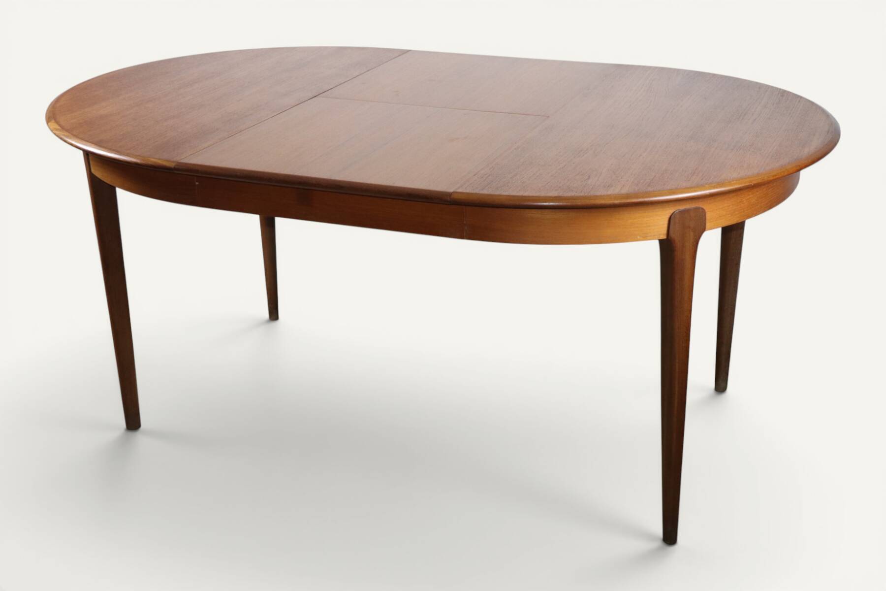 Scandinavian extendable dining table in teak - 1960s