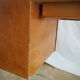 Bureau en bois plateau formica des années 60