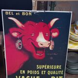 Cardboard advertising displays the laughing cow