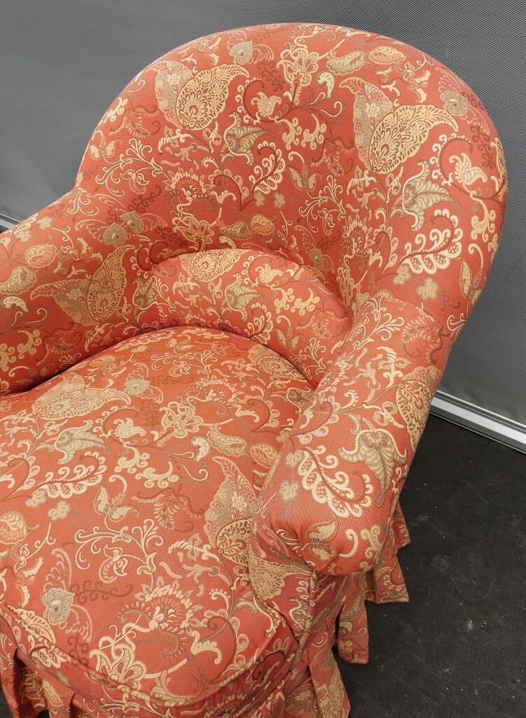 Toad armchair upholsterer cashmere fabric