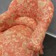 Toad armchair upholsterer cashmere fabric