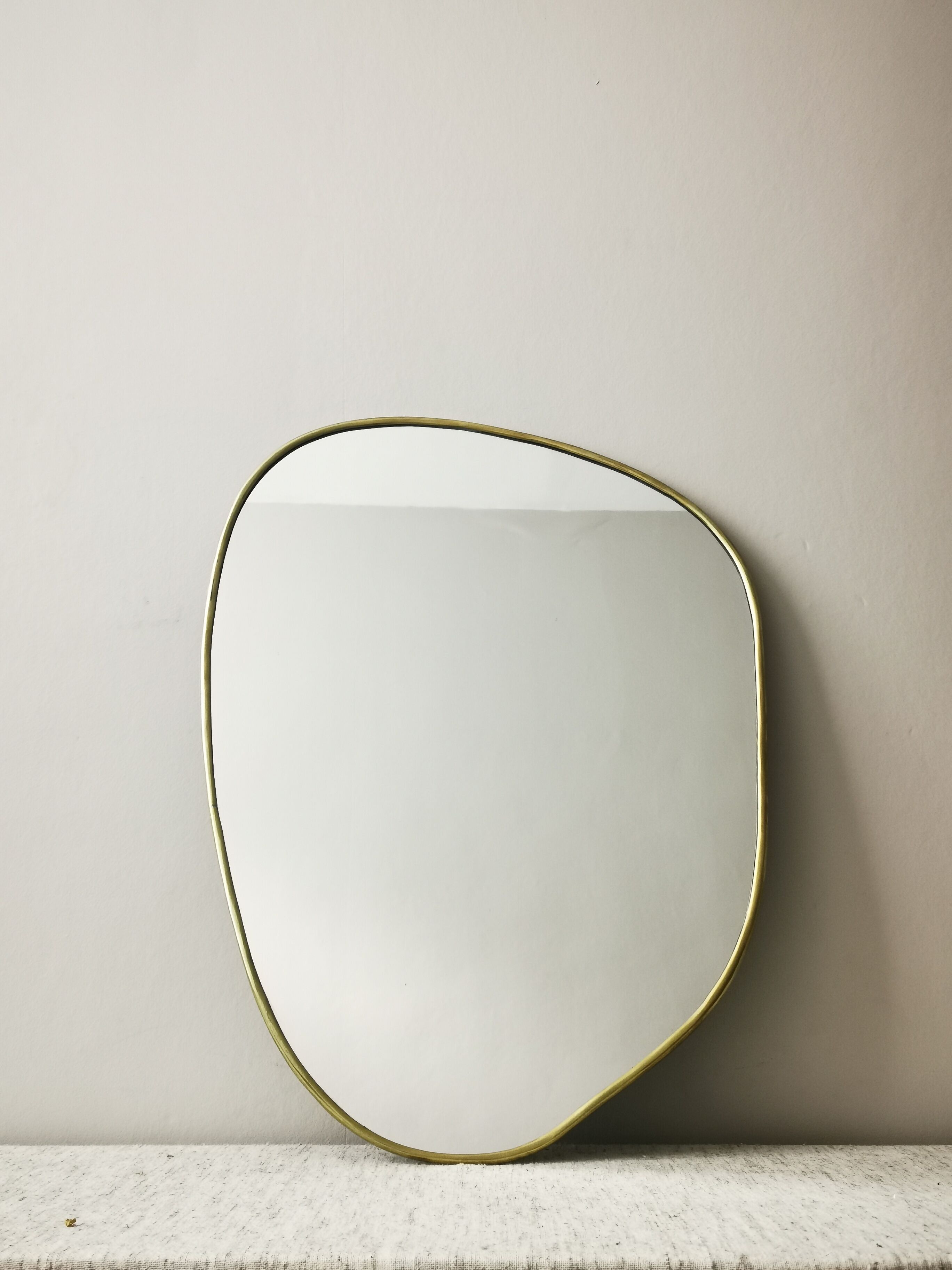 Brass mirror 60x45cm