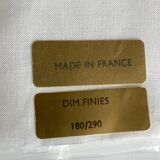 Pair of linen sheets twin beds in Gerardmer canvas reserve linen 1970