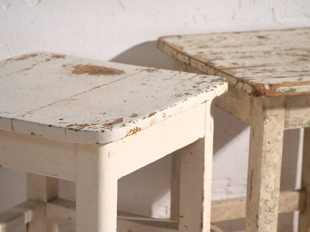 Antique pine bedside tables – Central Europe, circa 1940 #8