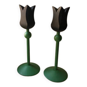 Bougeoirs tulipes Scandinave