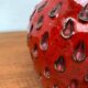 Strawberry ceramic vase from the mid-century by Fratelli Fanciullacci for Bitossi, 1960s.