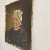 Portrait de femme à la coiffe XIX e