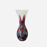 Murano opaline vase Popart 70's