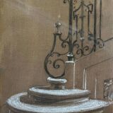 Paintings Lot 22 studies Edouard Pannetier (1884-1965) Architecture sculpture etc