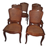 Chaises en rotin et osier