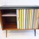 Vintage chest of drawers 2 sliding doors
