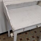 Old vintage wooden dressing table