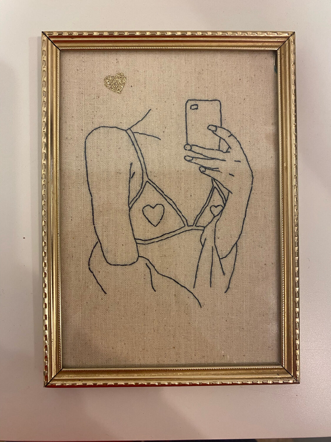 Framed embroidery