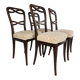 Set of four Black Forest dining chairs by Horrix