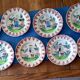 8 dessert plates l'Amandinoise