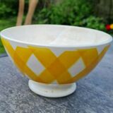 Sarreguemines bowl n°1 yellow color
