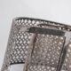 Pair of Mid-Century Perforated Metal Wall Sconce Lights