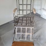 Wilson adjustable deck chair produced in 1871.