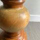 Vintage turned wooden lamp base