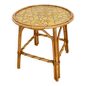 table basse en rotin