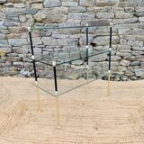 Vintage glass shelf from the 50s/60s