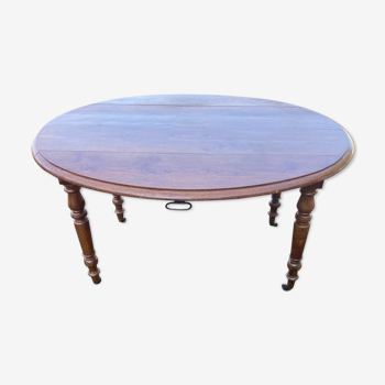 Louis Philippe table in solid oak