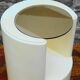 Cylindrical fiberglass bedside table from the 60s