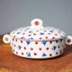 VF Paris Annam porcelain soup tureen, porcelain vegetable bowl