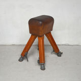 Former horse of arçon in wood and steel