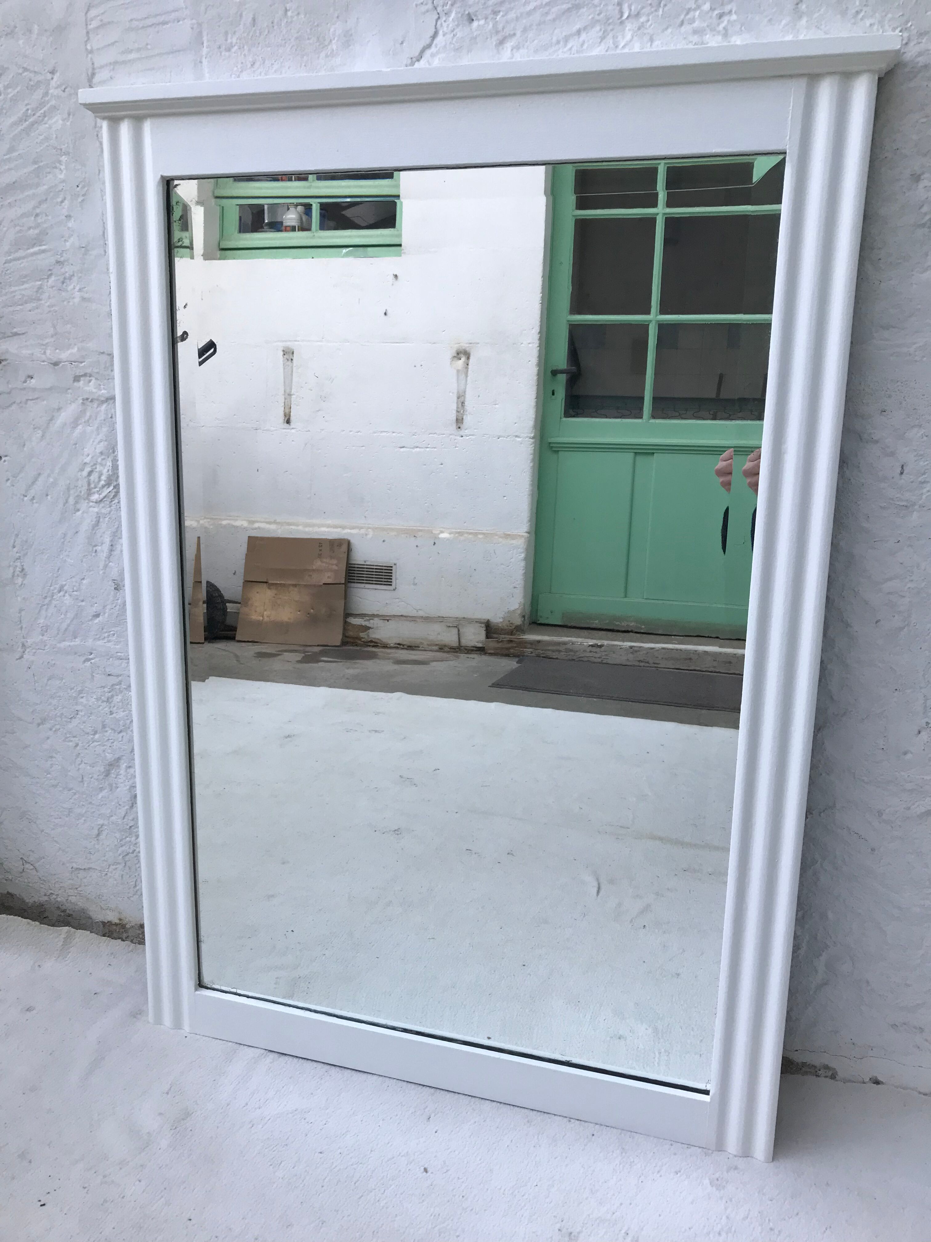 Art Deco beveled mirror