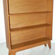 Bibliothèque en bois des années 50/60