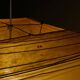 Vintage Mid Century "45X" Ceiling Paper Pendant Lamp Isamu Noguchi, 1970s