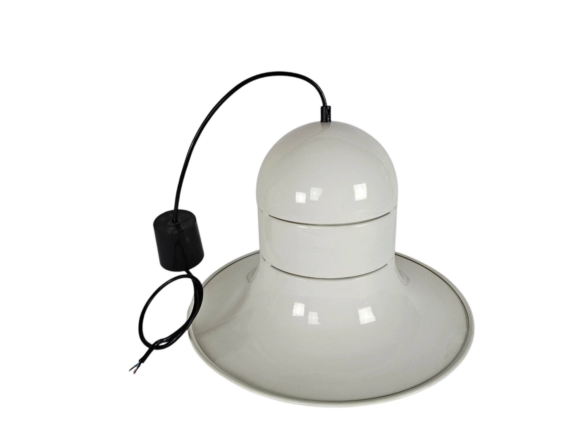 Boulanger S.A. -  Space Age - hanglamp - wit gelakt -  Made in Belgium - 60