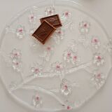 Cherry blossom glass pie dish