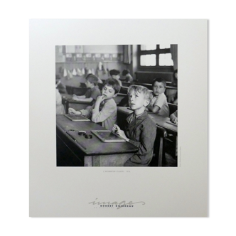 Photo reproduction of Robert Doisneau "School information 1956"