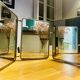 Miroir de barbier triptyque des années 50