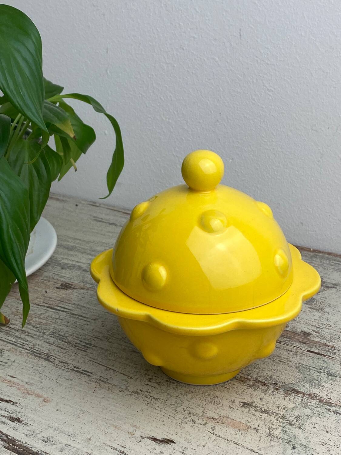 Vintage ceramic candy box