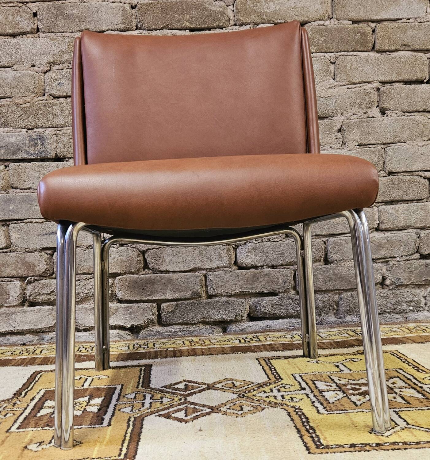 Fauteuil chauffeuse moderniste 1970