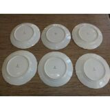 Bavaria white porcelain dinner plates