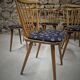 Lot of 6 bistro bar chairs from the 1960s