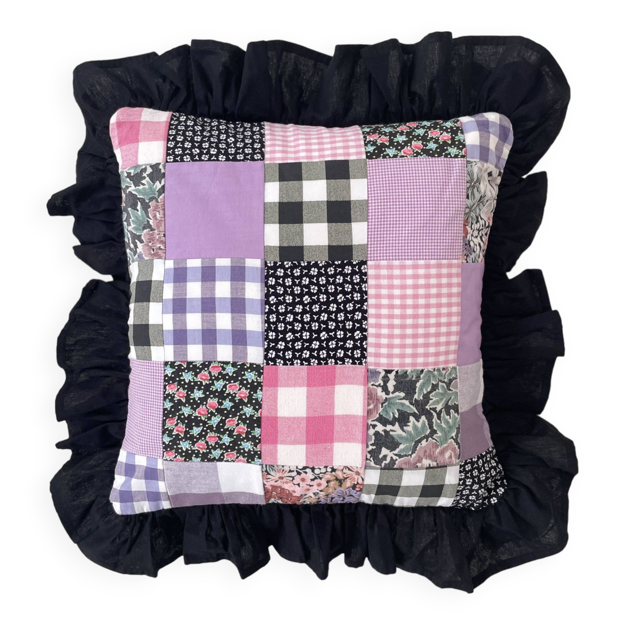 Coussin patchwork