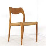 Ensemble de 6 Niels Otto Møller pour JL Møllers Møbelfabrik | modèle 71 - danois