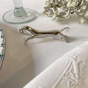 6 silver-plated knife rests in the shape of a horse. 1960s