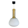 Scandinavian opaline brass suspension from the 1960s.