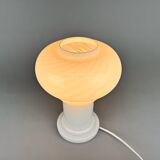 Mid Century Opaine Glass Table Lamp