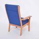 Reupholstered Danish Mid-Century Modern GE 181 a Chair by Hans Wegner for GETAMA
