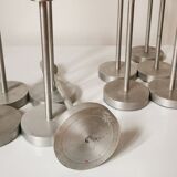 Set of 10 aluminum candle holders