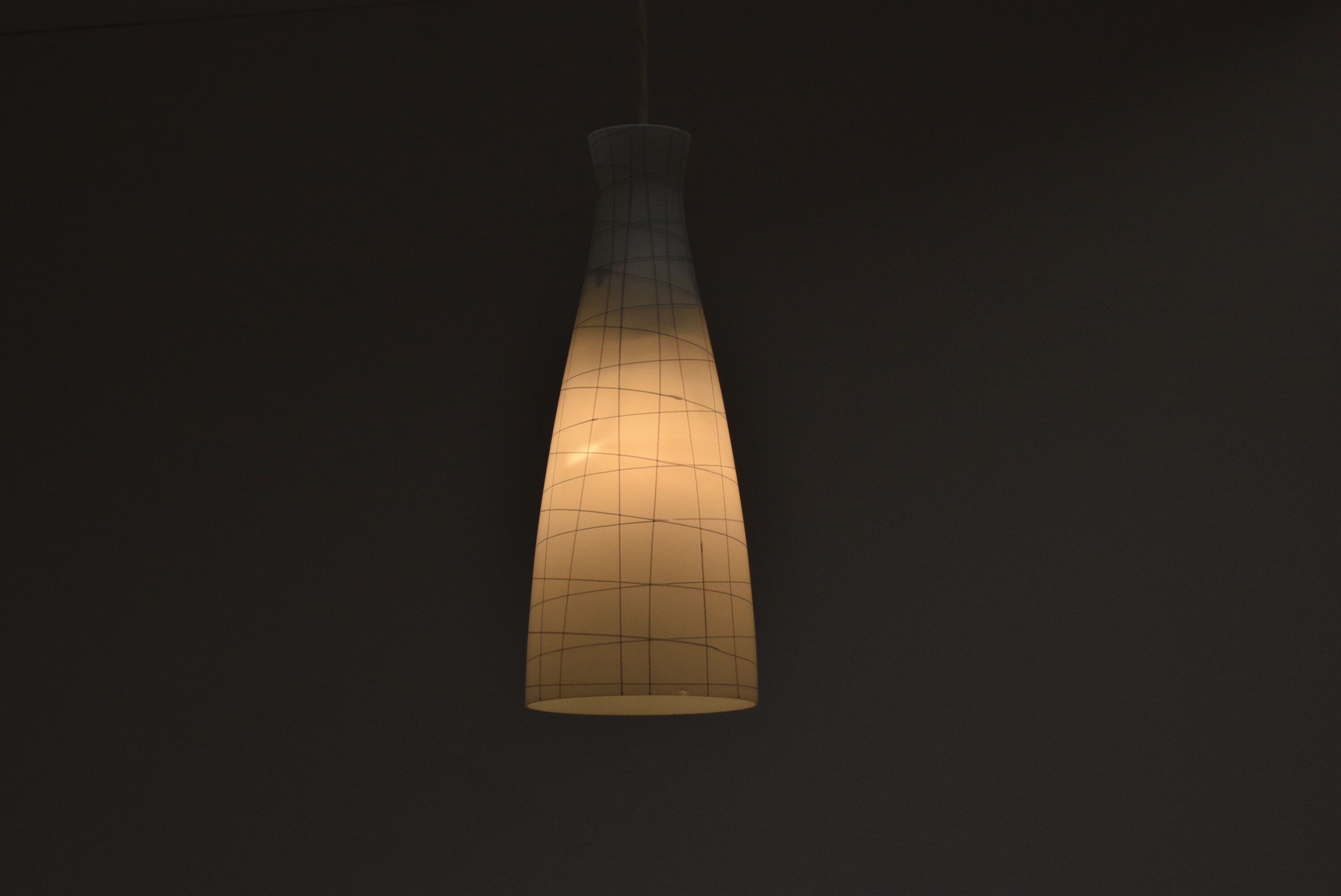 Mid-century Glass Pendant,1960‘s.
